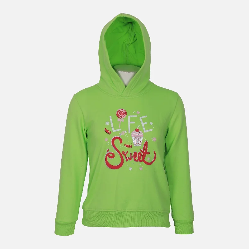 GIRLS HOODED PULLOVER