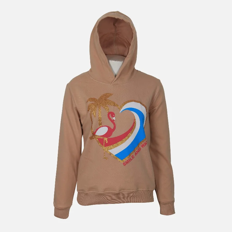 GIRLS HOODED PULLOVER