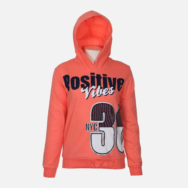 GIRLS HOODED PULLOVER