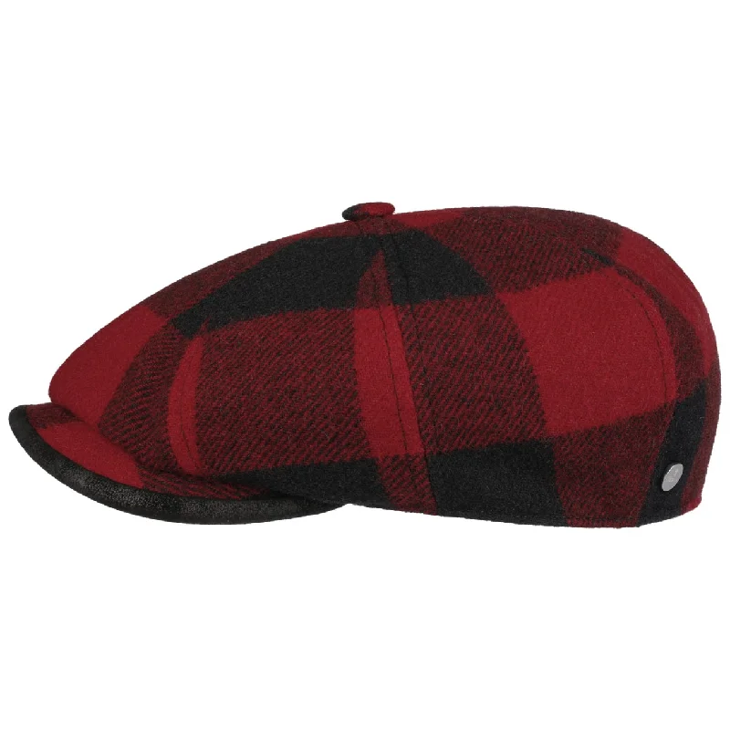 8 Panel Check Newsboy Cap by Lierys