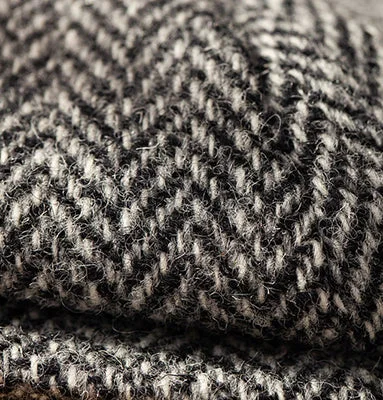 Fog Grey Herringbone