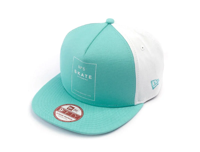 8FIVE2 N852 New Era Snapback - Blue Tint/White