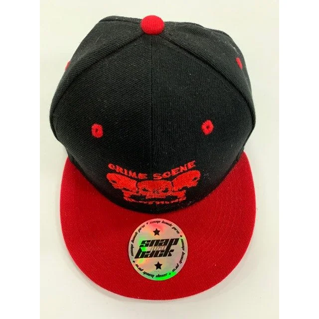 CRIME SCENE CAP SNAP BACK RED