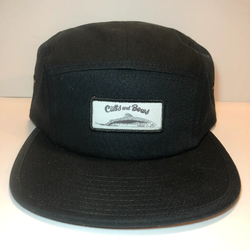 CUTTS AND BOWS FLEXI FIT CAP BLACK