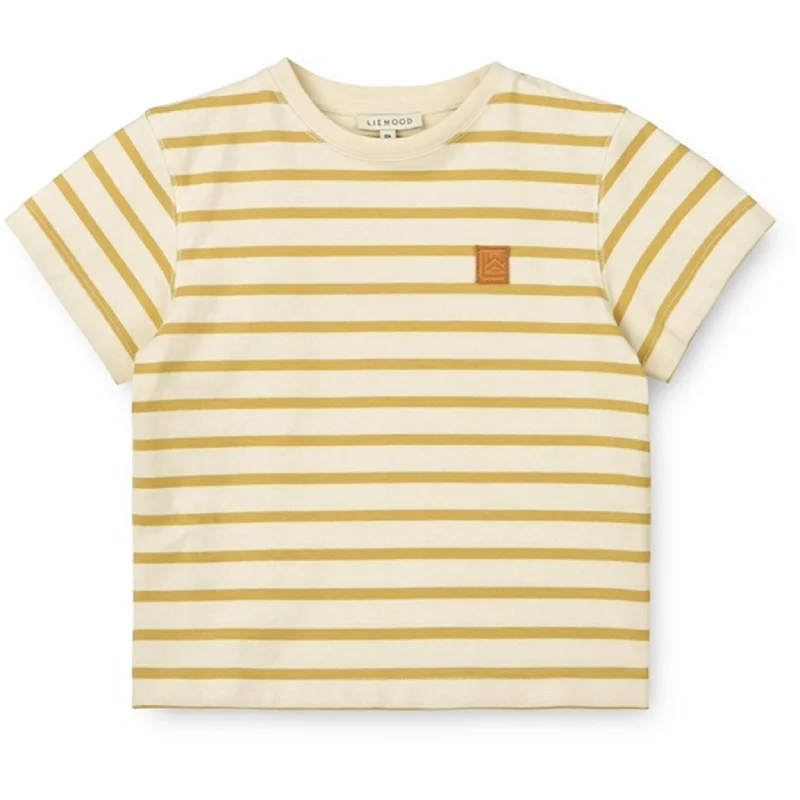 Liewood Y/D Stripe Creme De La Creme/Crispy Corn Sixten Stripe T-shirt