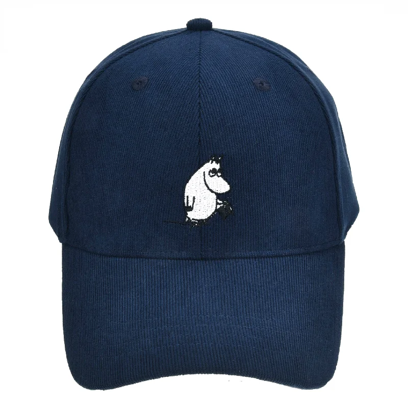 Moominpappa Corduroy Cap Adult - Navy