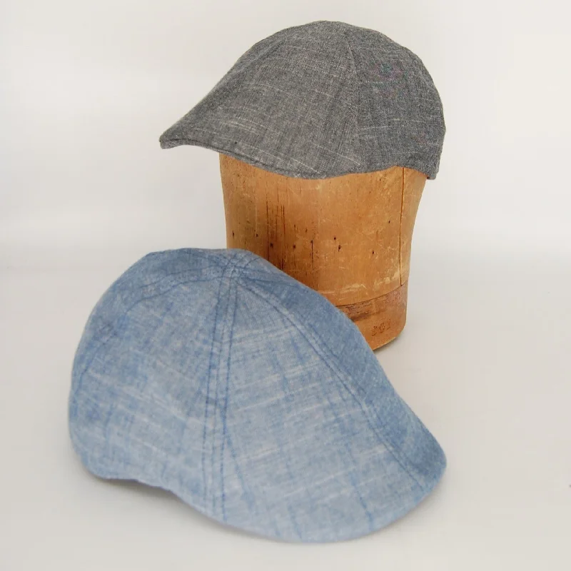 Pub Cap, Cotton Chambray