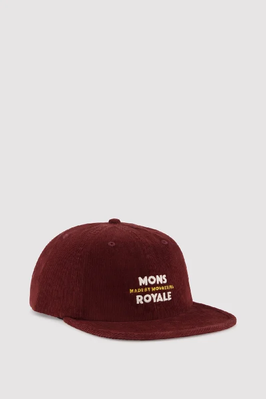 Roam Corduroy Cap - Dark Chocolate