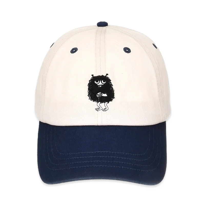 Stinky Plotting Baseball Adult Cap - Beige and Navy