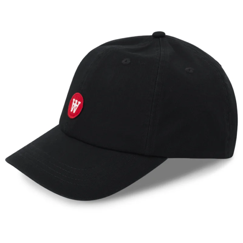 Wood Wood Sim Cap Black