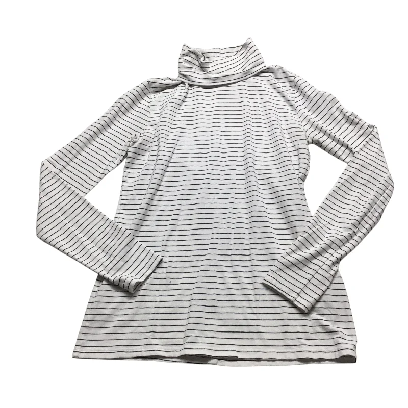 Top Long Sleeve Basic By Banana Republic In Striped Pattern, Size: Xs