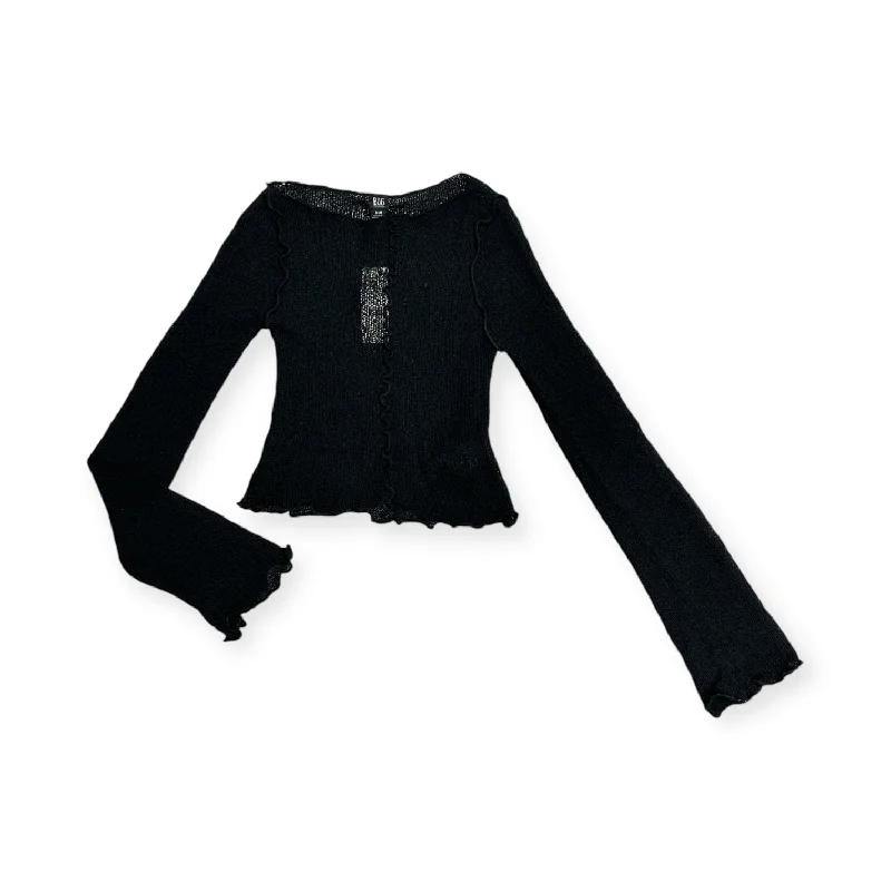 Top Long Sleeve By Bdg In Black, Size: M