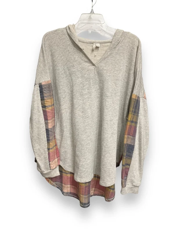 Top Long Sleeve By Cato In Multi-colored, Size: Xl