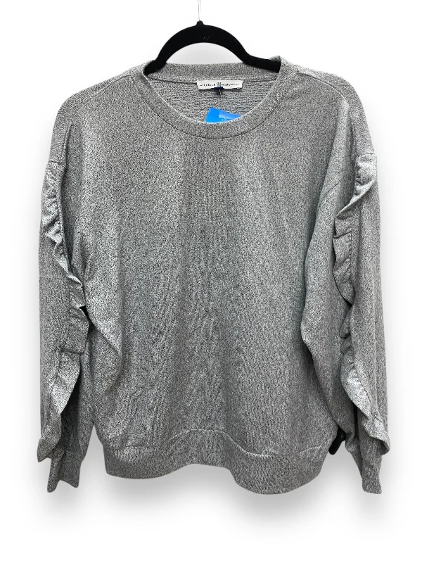 Top Long Sleeve By Clothes Mentor In Grey, Size: S