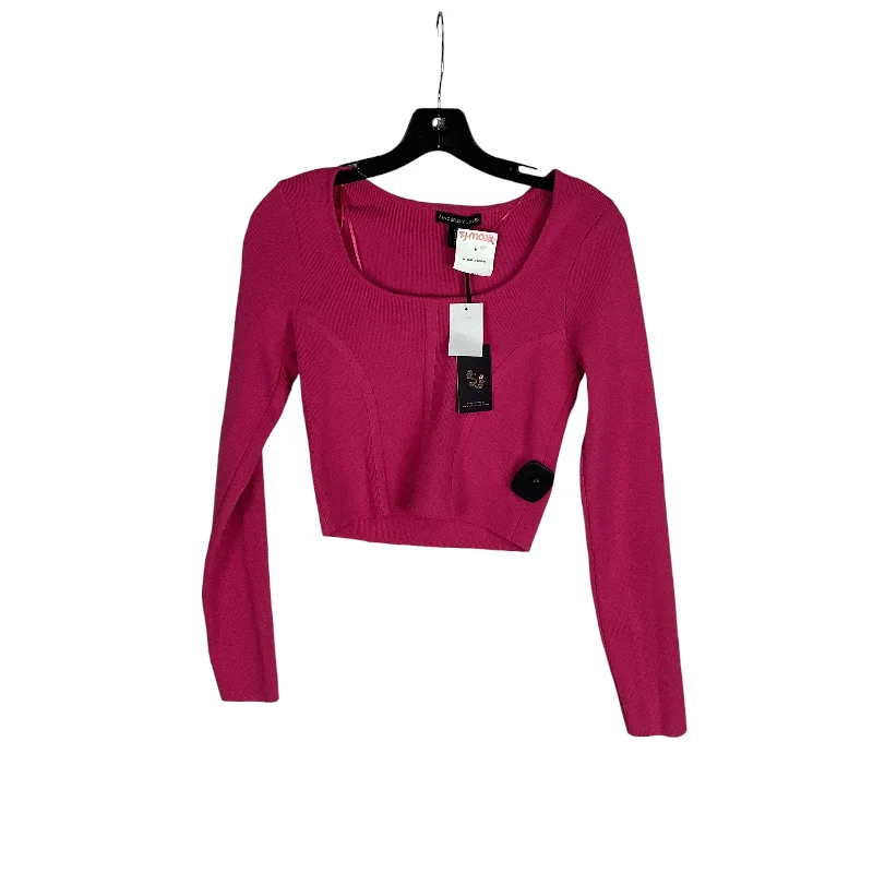 Top Long Sleeve By Clothes Mentor In Pink, Size: M