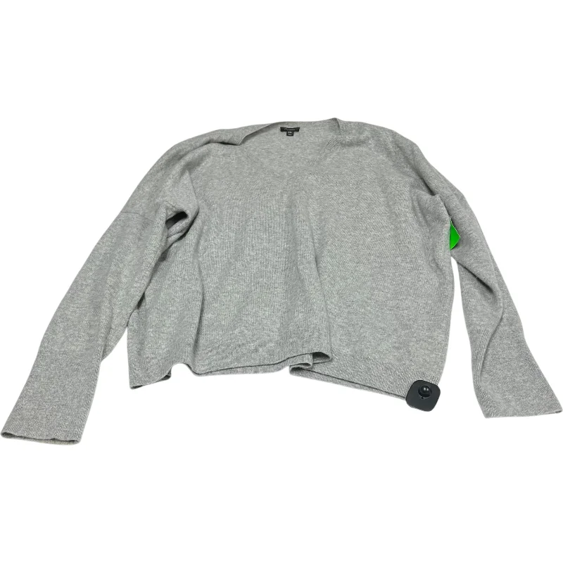 Top Long Sleeve By J. Crew In Grey, Size: Xxl