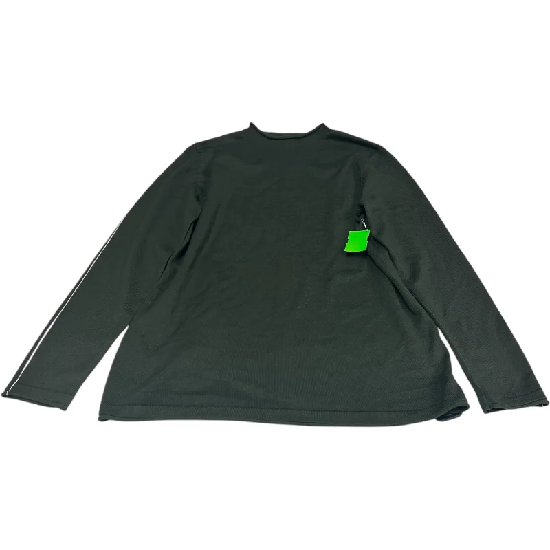 Top Long Sleeve By Liverpool In Green, Size: L