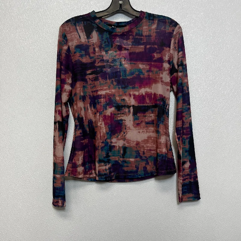 Top Long Sleeve By NINA PARKER In Print, Size: 0x