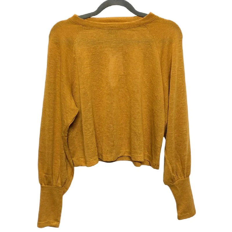 Top Long Sleeve By Sanctuary In Yellow, Size: Xs