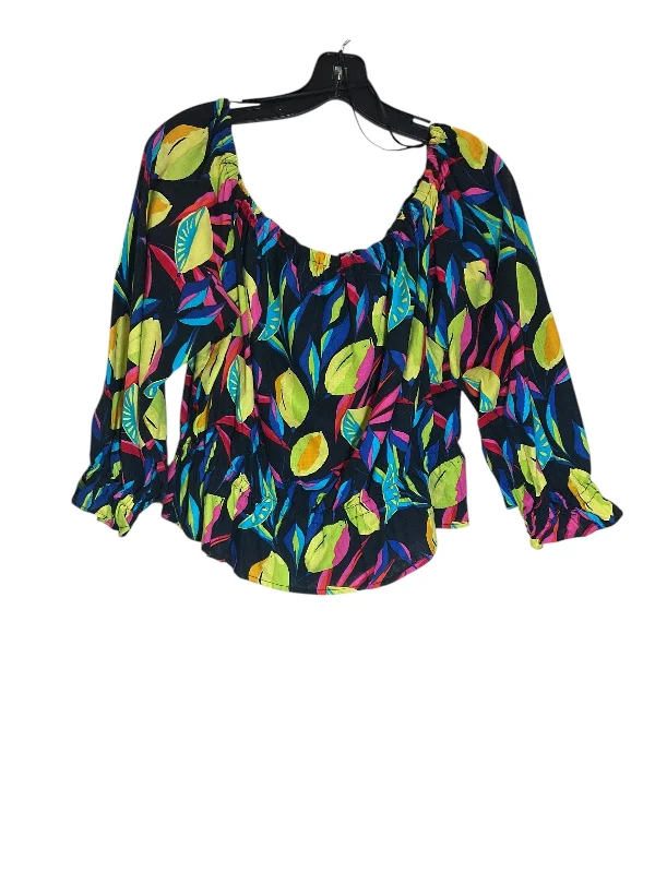 Top Long Sleeve By Tabitha In Multi-colored, Size: L