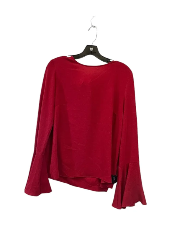 Top Long Sleeve By Wayf In Red, Size: M