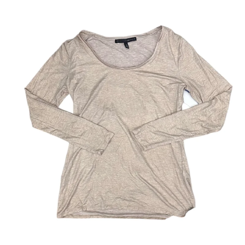 Top Long Sleeve By White House Black Market In Gold, Size: S