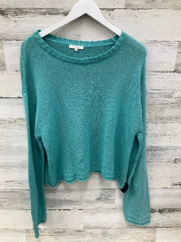 Top Long Sleeve By Z Supply In Green, Size: L