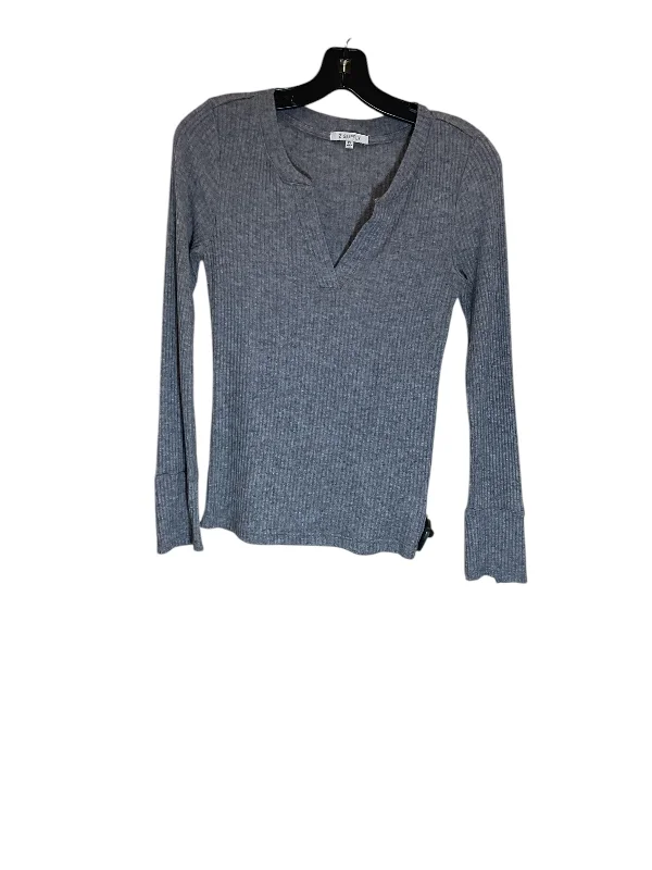 Top Long Sleeve By Z Supply In Grey, Size: Xs