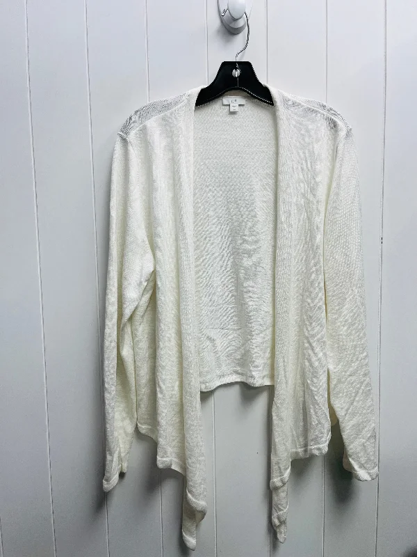 Cardigan By J. Jill In White, Size: L