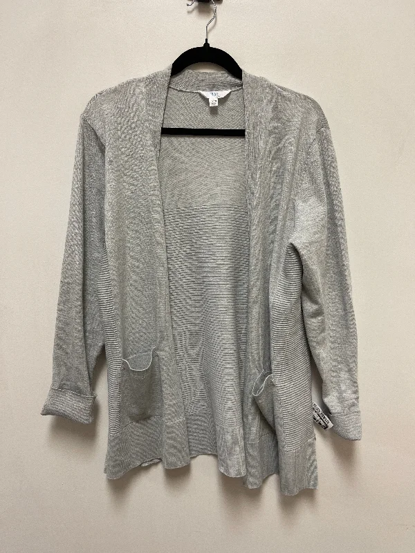 Cardigan By Time And Tru In Grey, Size: L