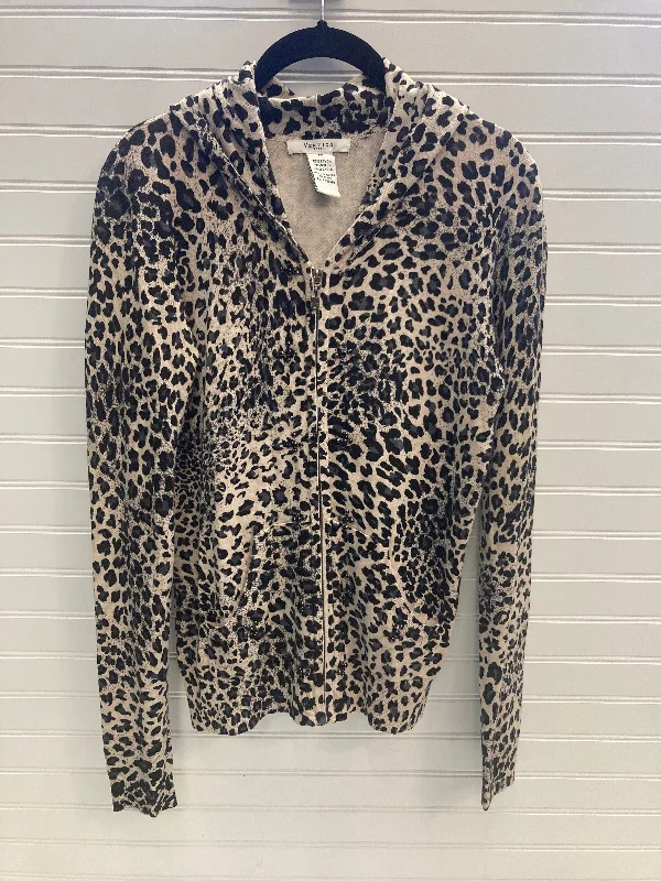 Cardigan By Vertigo In Animal Print, Size: M