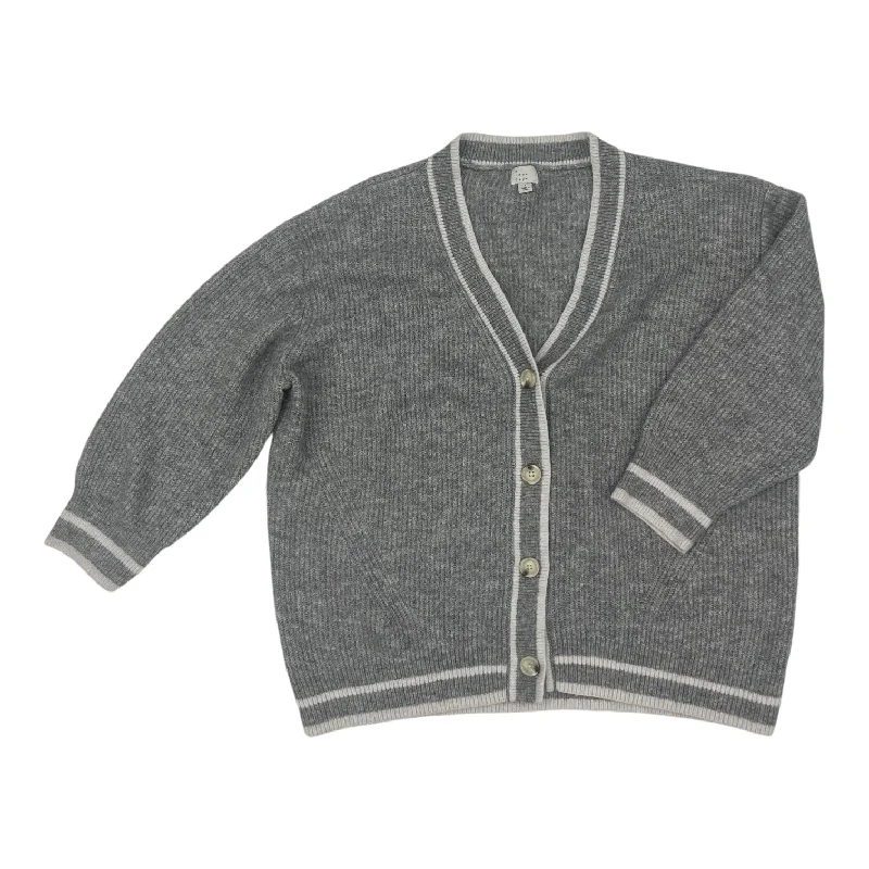 Sweater Cardigan By A New Day In Grey, Size:L