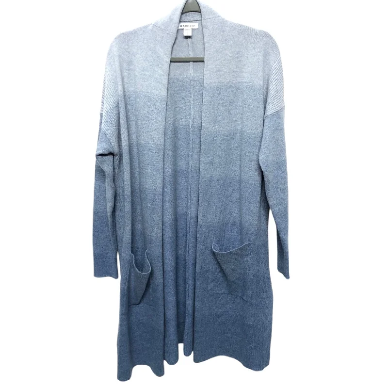 Sweater Cardigan By Athleta In Blue & White, Size: S