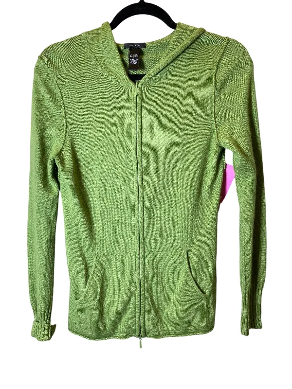 Sweater Cardigan By Cmc In Green, Size: L