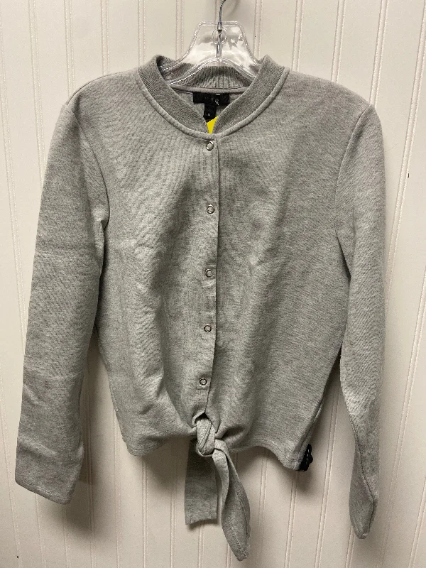 Sweater Cardigan By J. Crew In Grey, Size: M