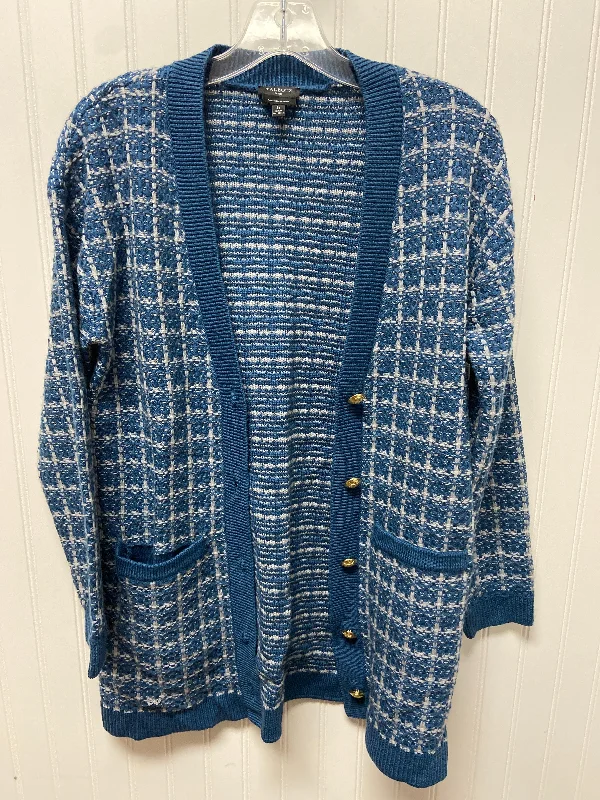 Sweater Cardigan By Talbots In Blue, Size: Sp