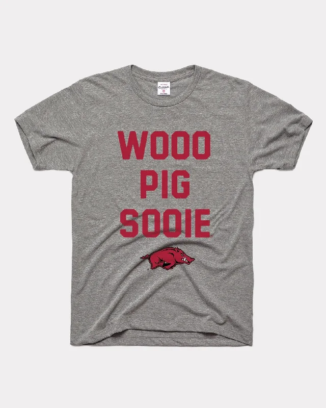 Arkansas Woo Pig Sooie Vintage Grey T-Shirt