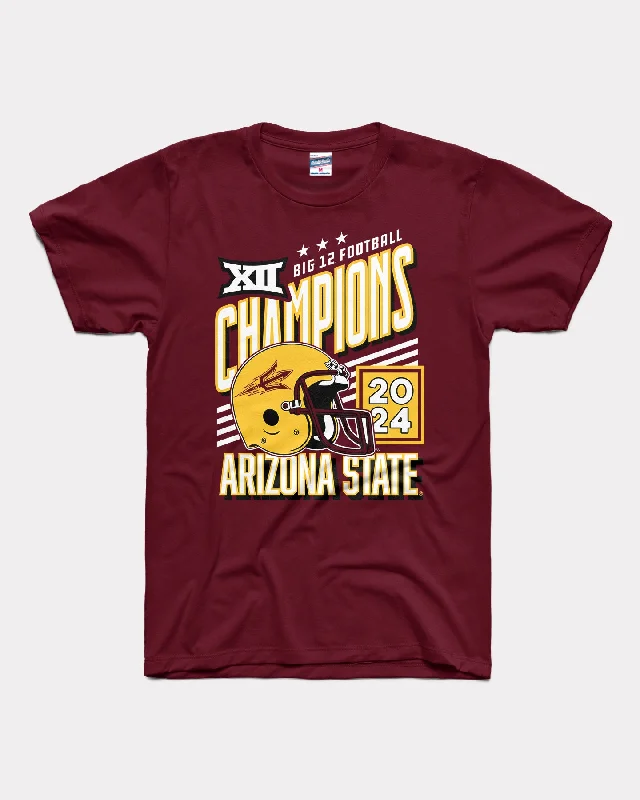 ASU Big 12 Football Champs Maroon T-Shirt