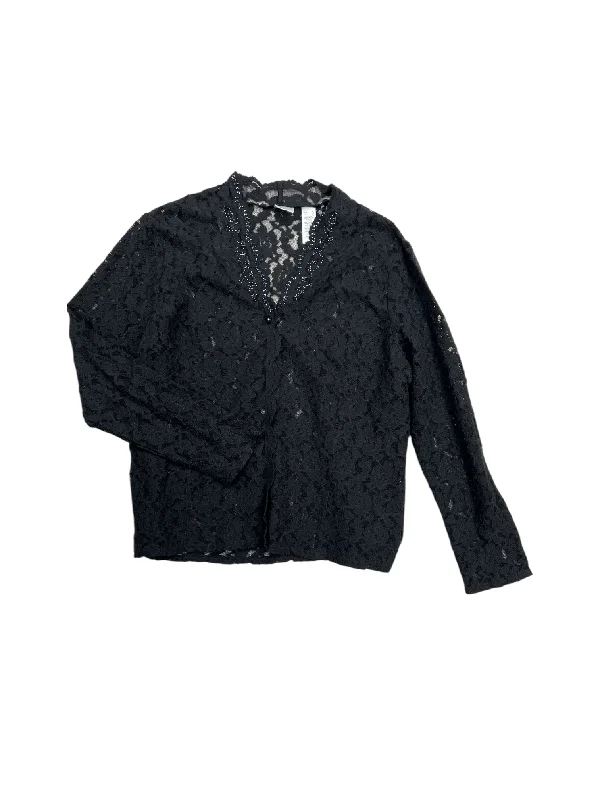 Cardigan By Emma James In Black, Size: Xl