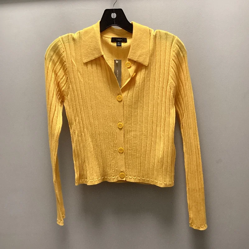 Cardigan By J. Crew In Yellow, Size: S