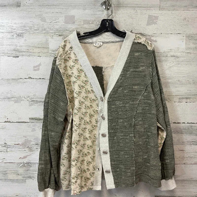 Cardigan By Pol In Green, Size: L