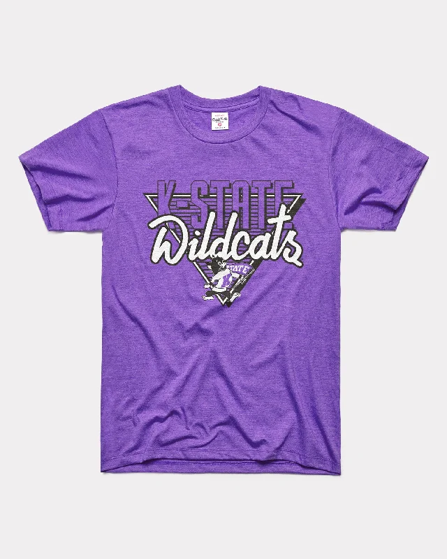 K-State Wildcats 90s Throwback Purple T-Shirt