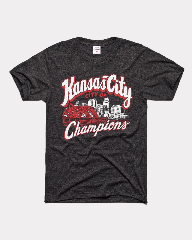 Kansas City of Champions Black T-Shirt