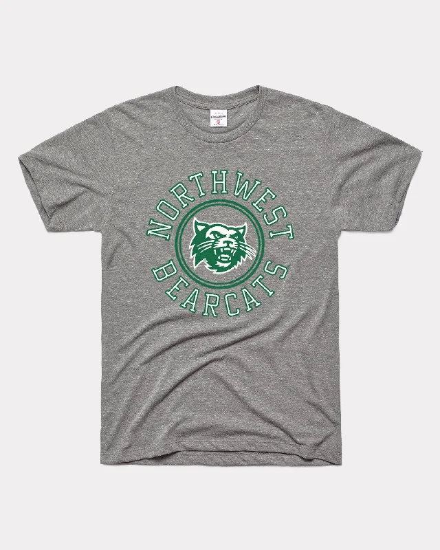 NWMSU Bearcats Wheel Vintage Grey T-Shirt