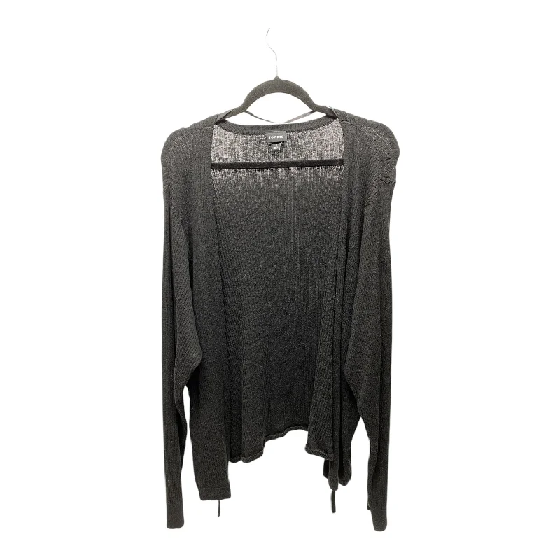 Sweater Cardigan By Torrid In Black, Size: 4x