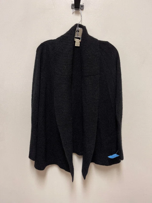 Sweater Cardigan Cashmere By Clothes Mentor In Black, Size: S