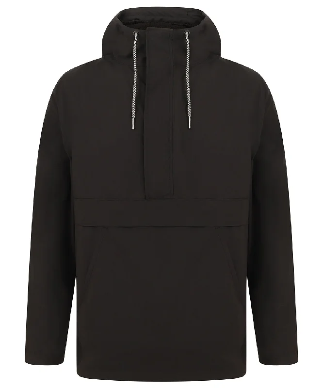 Pullover half-zip jacket | Black