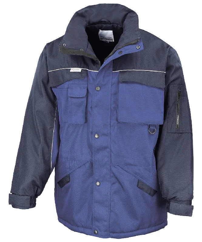 Work-Guard heavy-duty combo coat | Royal/Navy