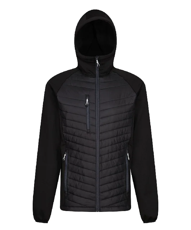 Navigate hybrid hooded jacket | Black/Seal