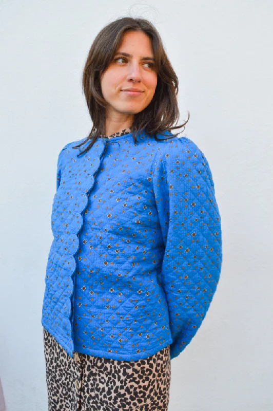 Stella Nova Fernande Clear Blue Quilted Jacket